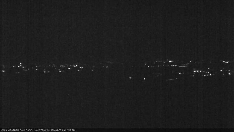Lake Travis webcam, September 5, 2023 9:25 PM CT