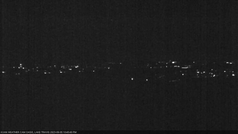 Lake Travis webcam, September 5, 2023 10:45 PM CT