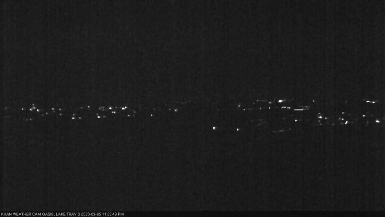 Lake Travis webcam, September 5, 2023 11:25 PM CT