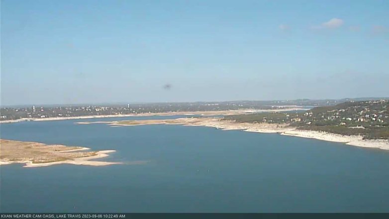 Lake Travis webcam, September 6, 2023 10:25 AM CT