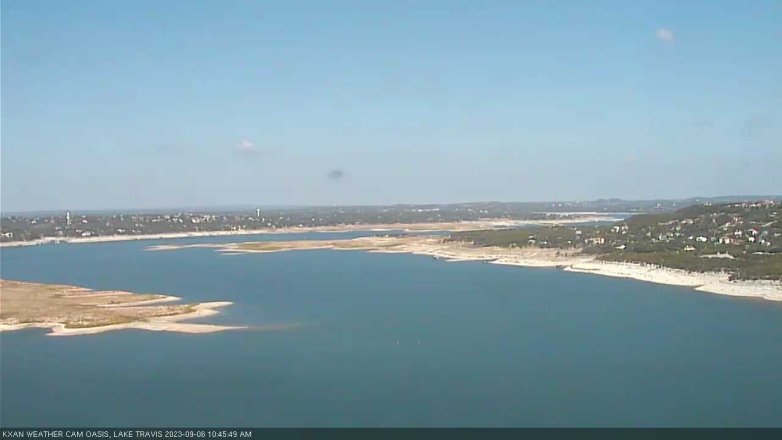 Lake Travis webcam, September 6, 2023 10:45 AM CT