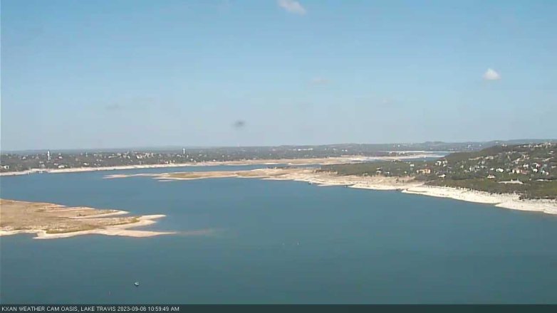 Lake Travis webcam, September 6, 2023 11:00 AM CT