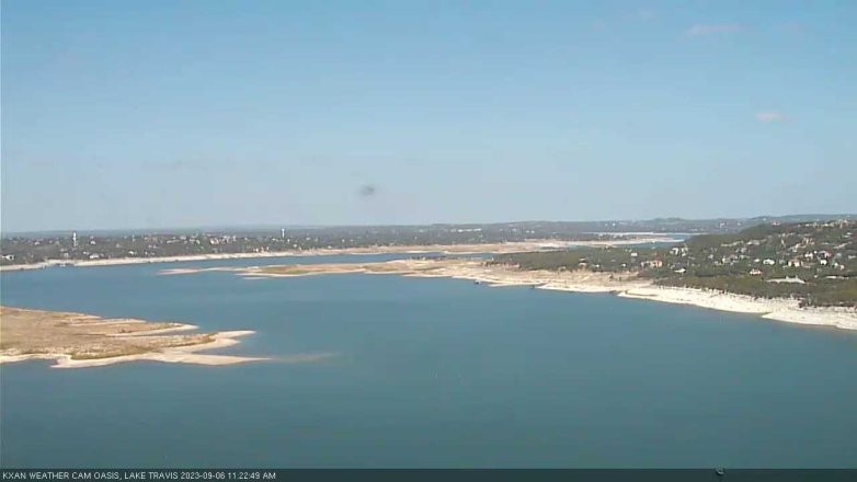 Lake Travis webcam, September 6, 2023 11:25 AM CT