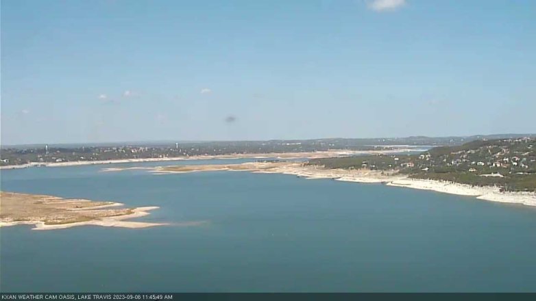 Lake Travis webcam, September 6, 2023 11:45 AM CT