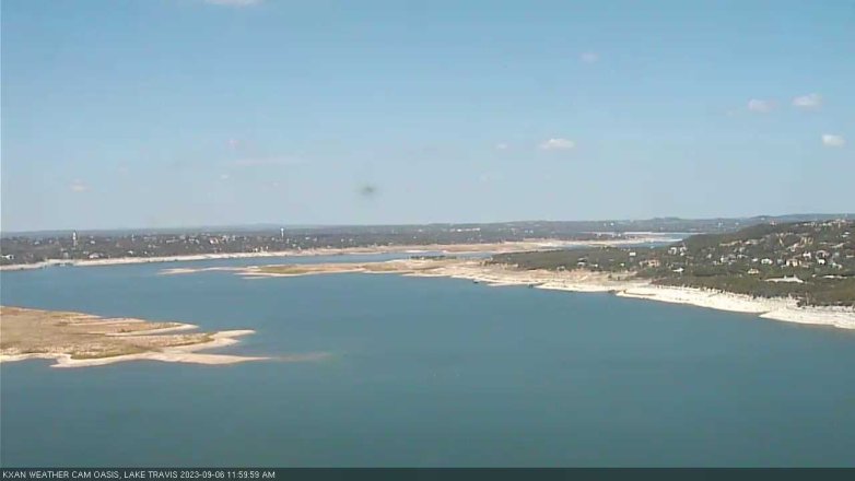 Lake Travis webcam, September 6, 2023 12:00 PM CT