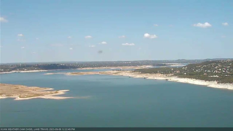 Lake Travis webcam, September 6, 2023 12:25 PM CT