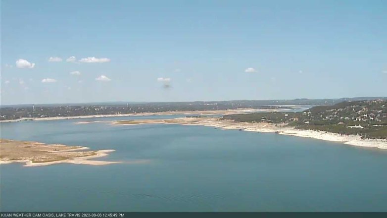 Lake Travis webcam, September 6, 2023 12:45 PM CT