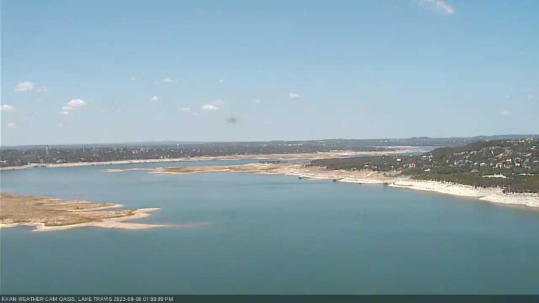 Lake Travis webcam, September 6, 2023 1:00 PM CT