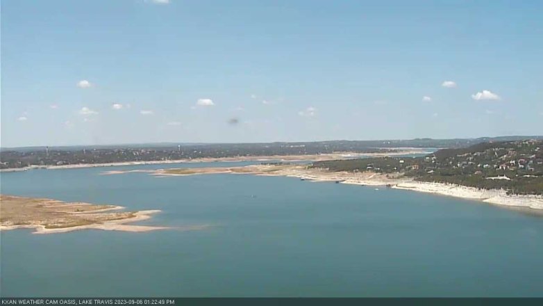 Lake Travis webcam, September 6, 2023 1:25 PM CT