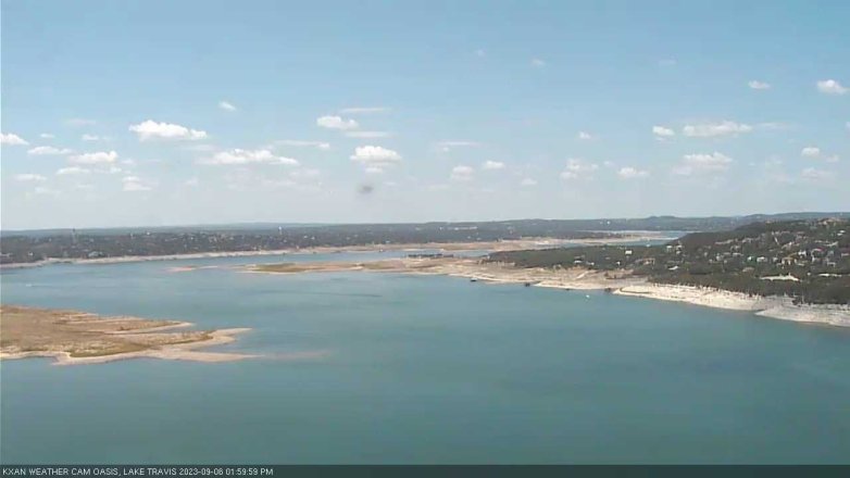 Lake Travis webcam, September 6, 2023 2:00 PM CT