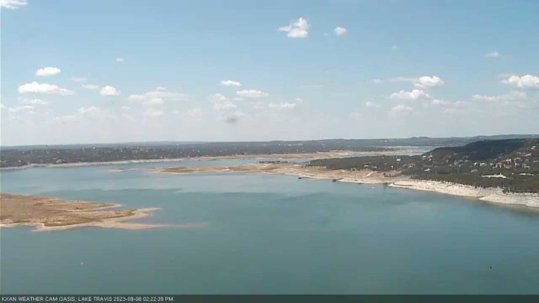 Lake Travis webcam, September 6, 2023 2:25 PM CT