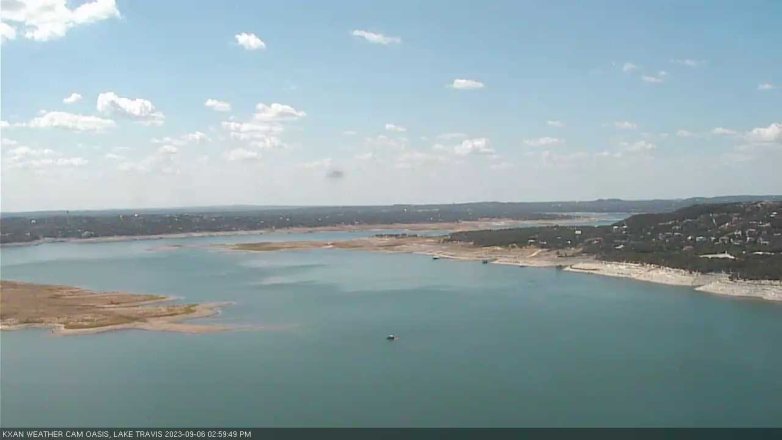 Lake Travis webcam, September 6, 2023 3:00 PM CT