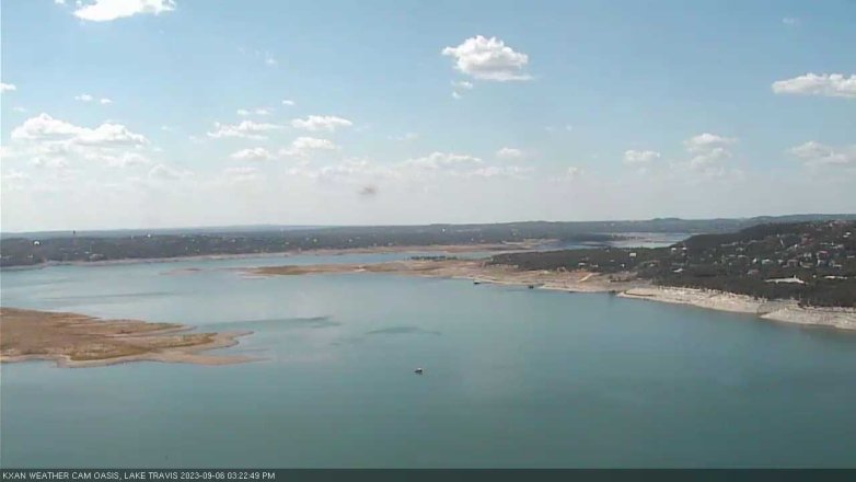 Lake Travis webcam, September 6, 2023 3:25 PM CT