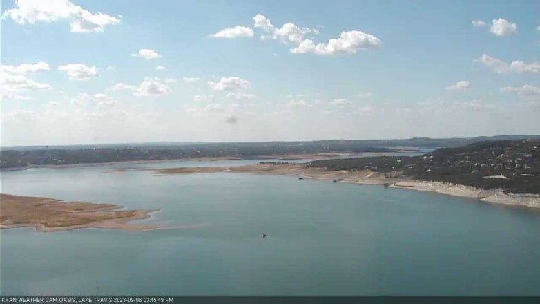 Lake Travis webcam, September 6, 2023 3:45 PM CT