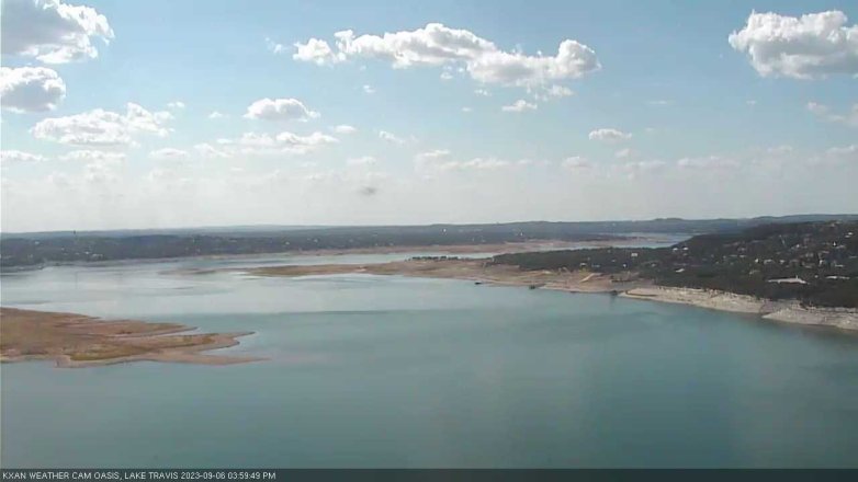 Lake Travis webcam, September 6, 2023 4:00 PM CT