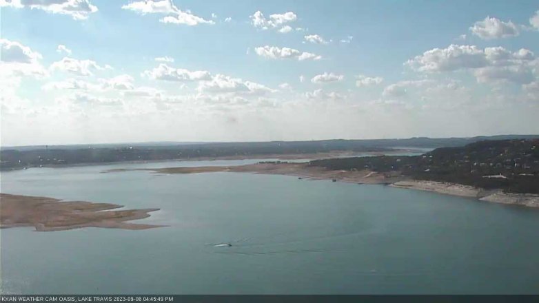 Lake Travis webcam, September 6, 2023 4:45 PM CT