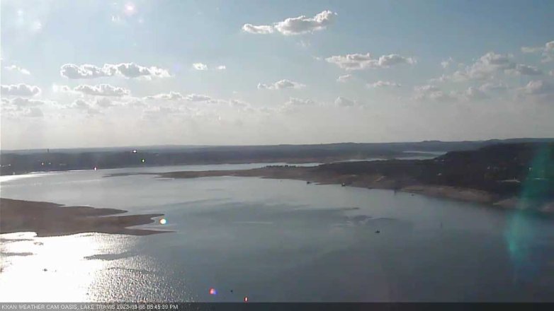 Lake Travis webcam, September 6, 2023 5:45 PM CT