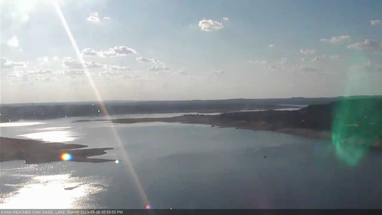 Lake Travis webcam, September 6, 2023 6:00 PM CT