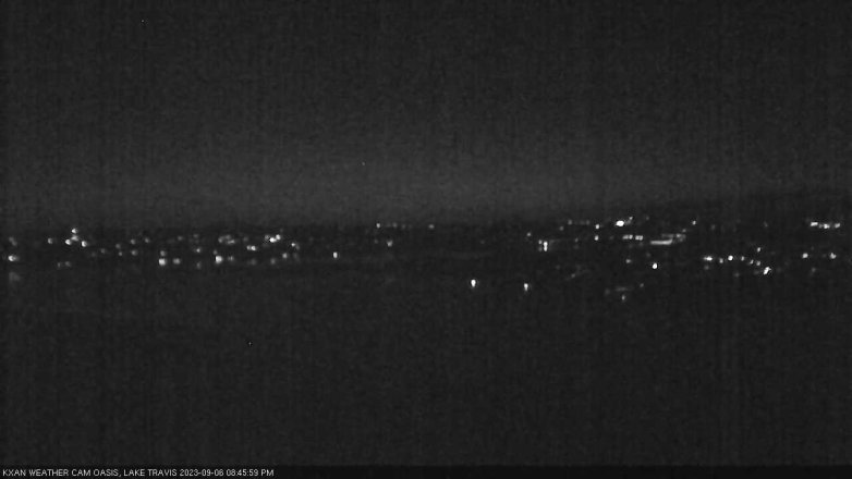 Lake Travis webcam, September 6, 2023 8:45 PM CT