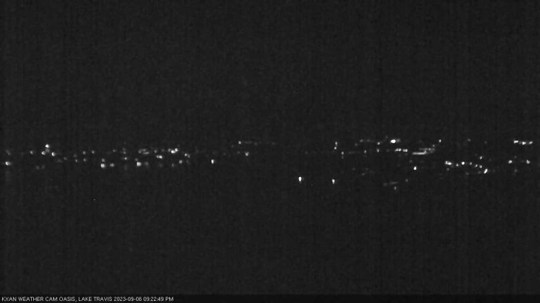 Lake Travis webcam, September 6, 2023 9:25 PM CT