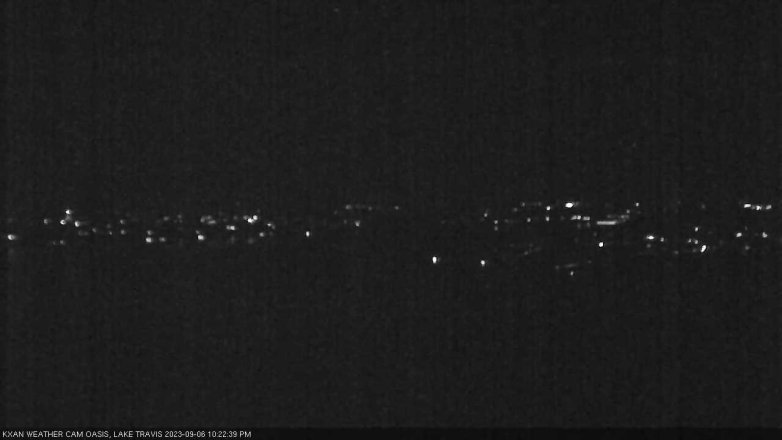 Lake Travis webcam, September 6, 2023 10:25 PM CT