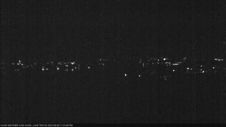 Lake Travis webcam, September 6, 2023 11:25 PM CT