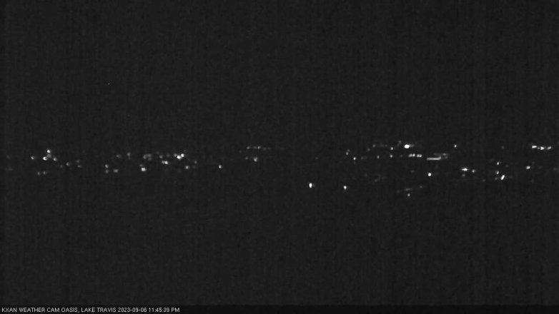 Lake Travis webcam, September 6, 2023 11:45 PM CT