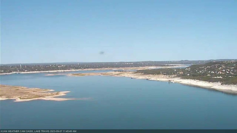 Lake Travis webcam, September 7, 2023 11:45 AM CT