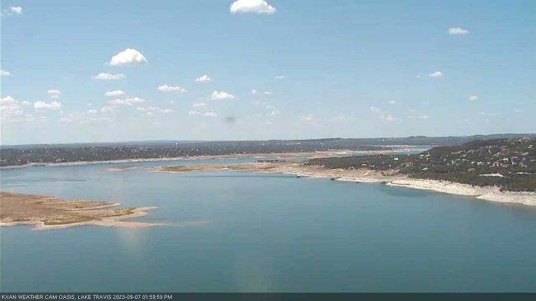 Lake Travis webcam, September 7, 2023 2:00 PM CT
