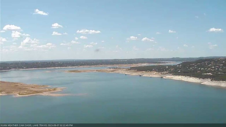 Lake Travis webcam, September 7, 2023 2:25 PM CT