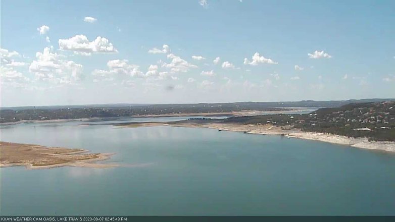 Lake Travis webcam, September 7, 2023 2:45 PM CT