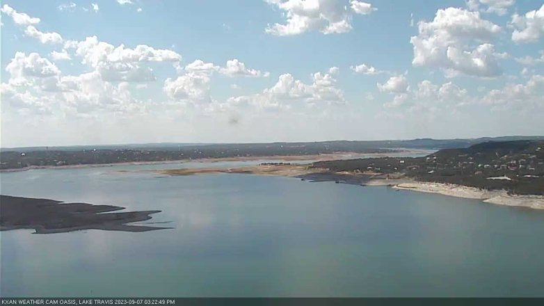 Lake Travis webcam, September 7, 2023 3:25 PM CT