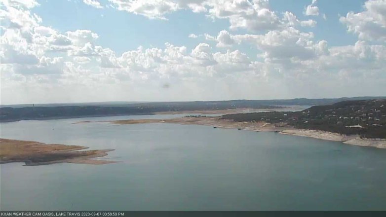 Lake Travis webcam, September 7, 2023 4:00 PM CT