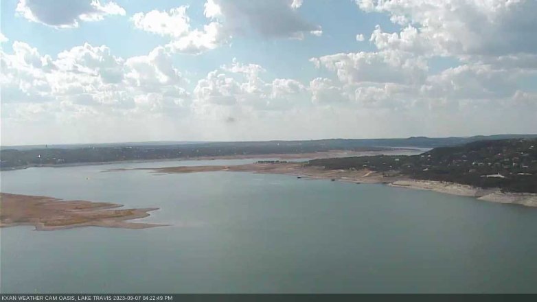Lake Travis webcam, September 7, 2023 4:25 PM CT