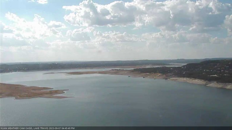 Lake Travis webcam, September 7, 2023 4:45 PM CT