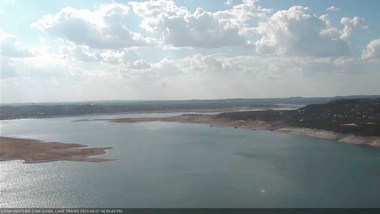 Lake Travis webcam, September 7, 2023 5:00 PM CT