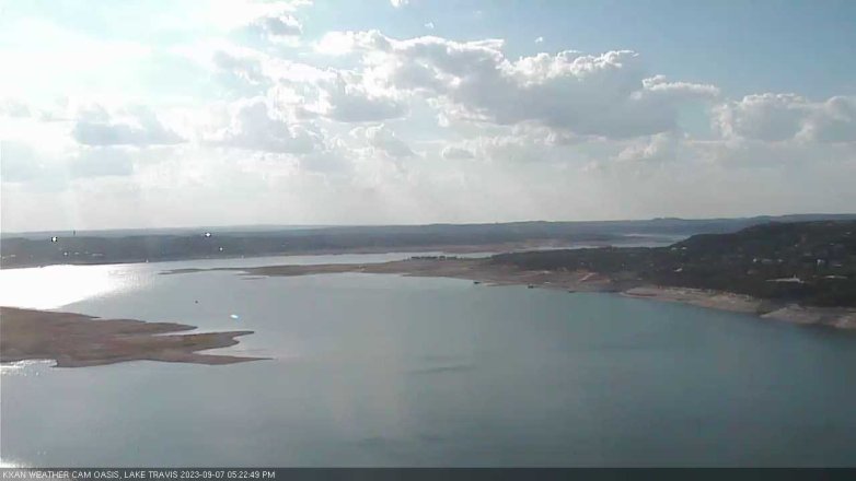 Lake Travis webcam, September 7, 2023 5:25 PM CT