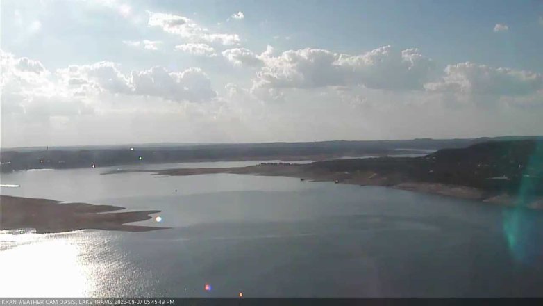 Lake Travis webcam, September 7, 2023 5:45 PM CT