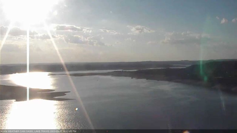 Lake Travis webcam, September 7, 2023 6:25 PM CT