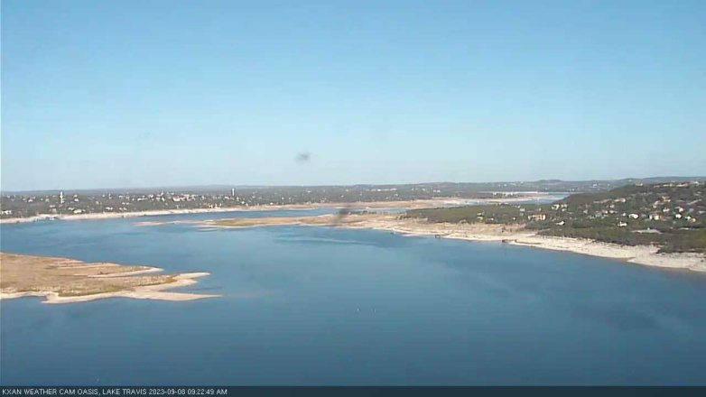Lake Travis webcam, September 8, 2023 9:25 AM CT
