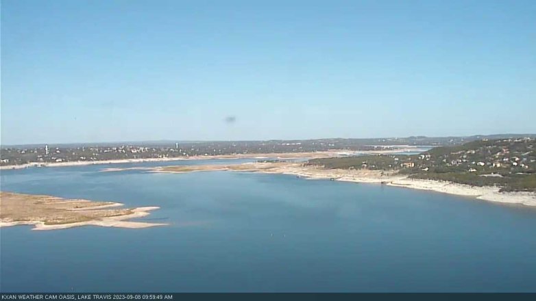 Lake Travis webcam, September 8, 2023 10:00 AM CT