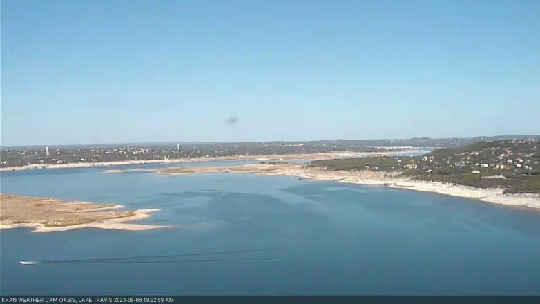 Lake Travis webcam, September 8, 2023 10:25 AM CT