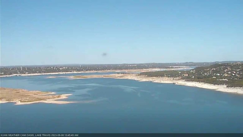Lake Travis webcam, September 8, 2023 10:45 AM CT
