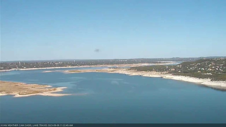 Lake Travis webcam, September 8, 2023 11:25 AM CT