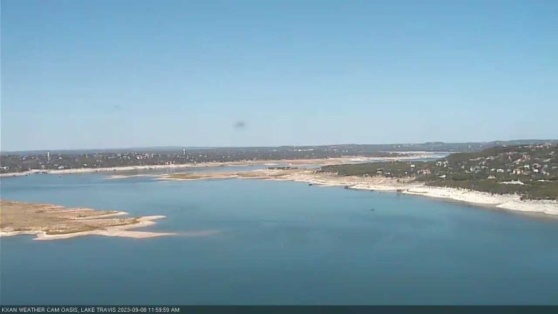 Lake Travis webcam, September 8, 2023 12:00 PM CT