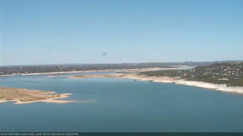Lake Travis webcam, September 8, 2023 12:45 PM CT
