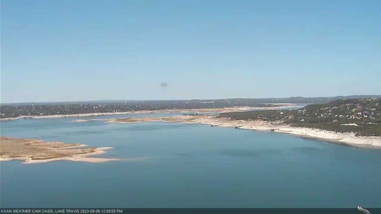Lake Travis webcam, September 8, 2023 1:00 PM CT