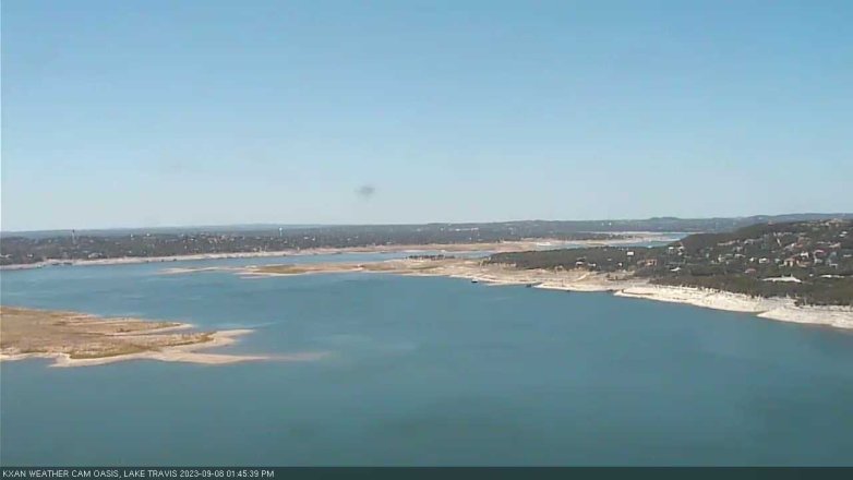 Lake Travis webcam, September 8, 2023 1:45 PM CT