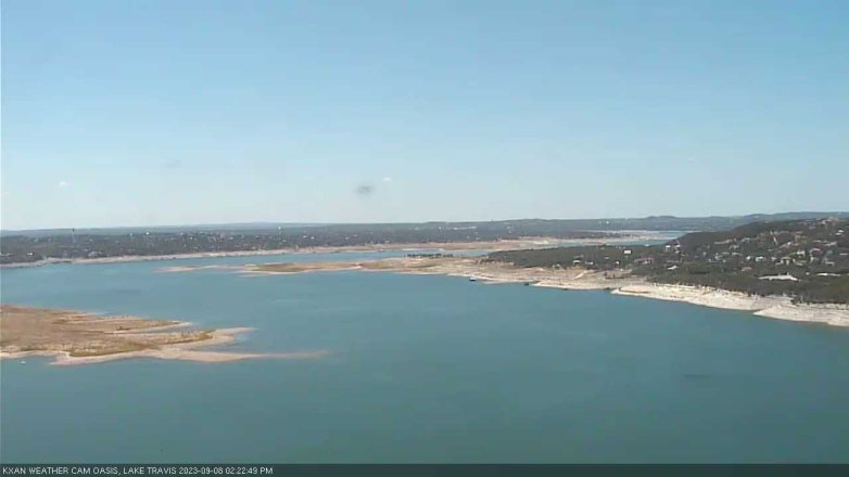 Lake Travis webcam, September 8, 2023 2:25 PM CT