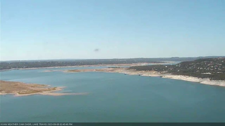 Lake Travis webcam, September 8, 2023 2:45 PM CT